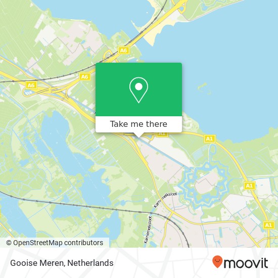 Gooise Meren, Gooise Meren, Nederland Karte
