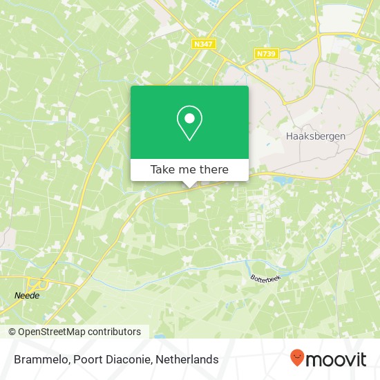 Brammelo, Poort Diaconie map