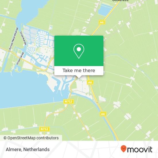 Almere, Almere, 8531 Lemmer, Nederland map