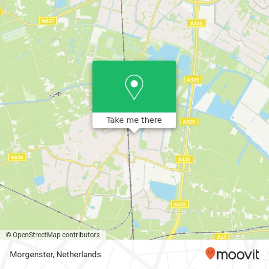 Morgenster, Morgenster, 6661 Elst, Nederland map