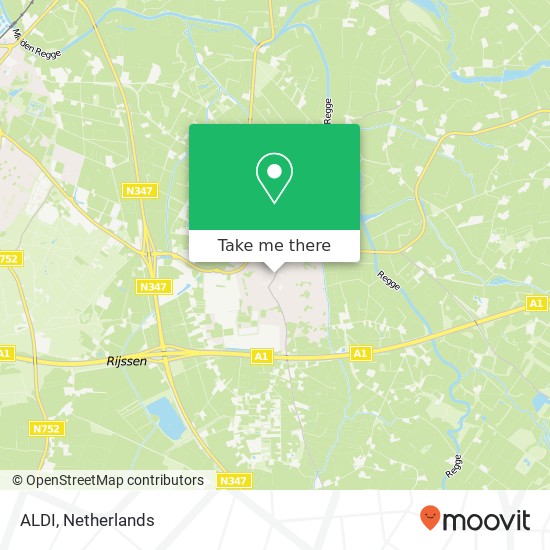 ALDI, Dorpsstraat 120 map