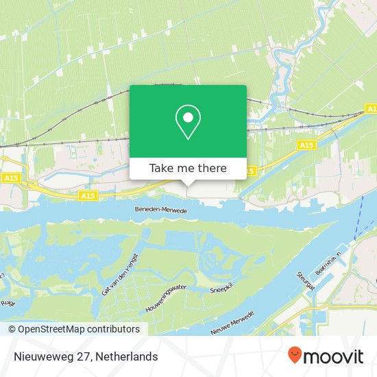 Nieuweweg 27, 3371 CJ Neder-Hardinxveld map