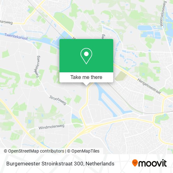 Burgemeester Stroinkstraat 300 map