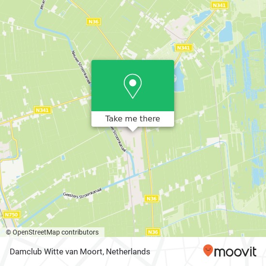 Damclub Witte van Moort, Asterstraat 28 map