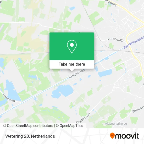 Wetering 20 map