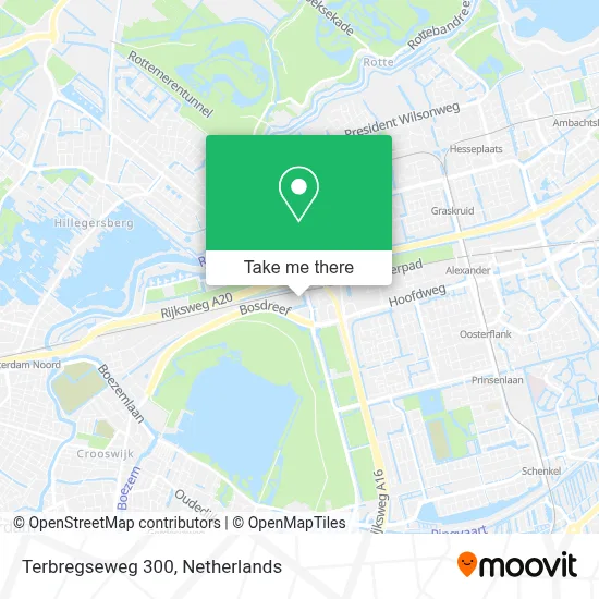 Terbregseweg 300 map
