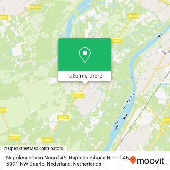 Napoleonsbaan Noord 46, Napoleonsbaan Noord 46, 5991 NW Baarlo, Nederland map