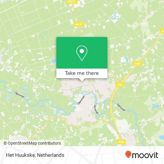 Het Huukske, Pieter Christiaanstraat 1 map