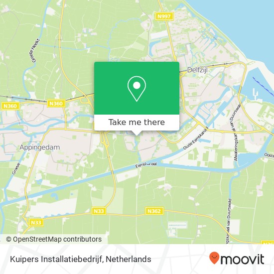 Kuipers Installatiebedrijf, Farmsumerweg 38 Karte