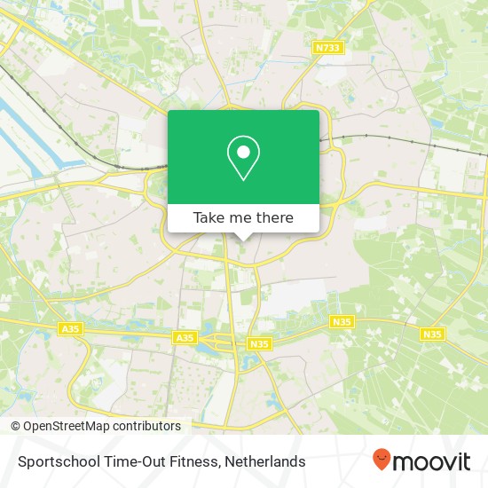 Sportschool Time-Out Fitness, Sumatrastraat 53 Karte