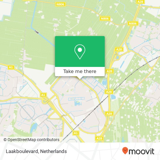 Laakboulevard, 3825 Amersfoort map