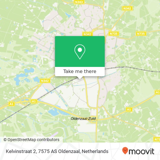 Kelvinstraat 2, 7575 AS Oldenzaal Karte