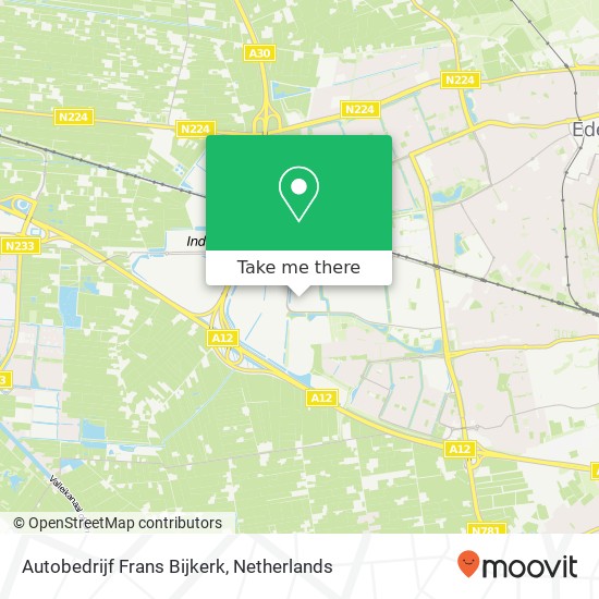 Autobedrijf Frans Bijkerk, Kelvinstraat map