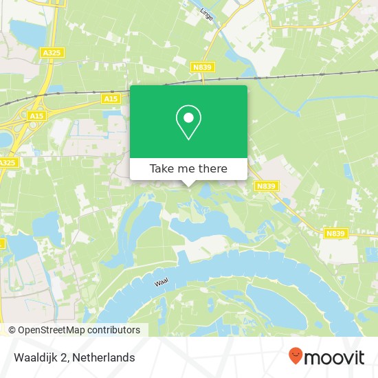 Waaldijk 2, 6681 KH Bemmel map