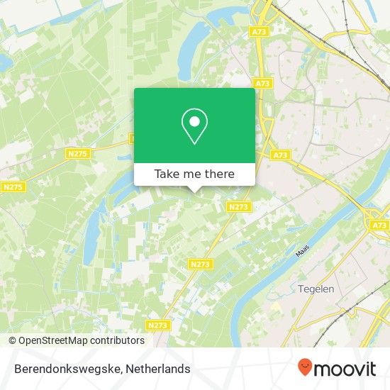 Berendonkswegske, 5926 Venlo map