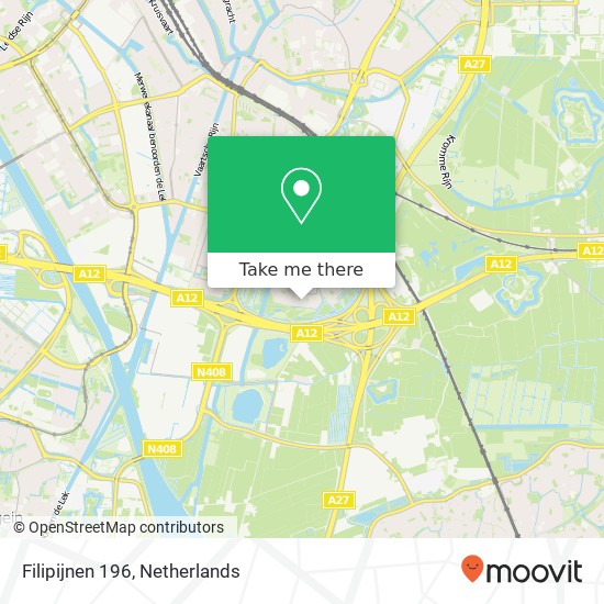 Filipijnen 196, 3524 JP Utrecht map