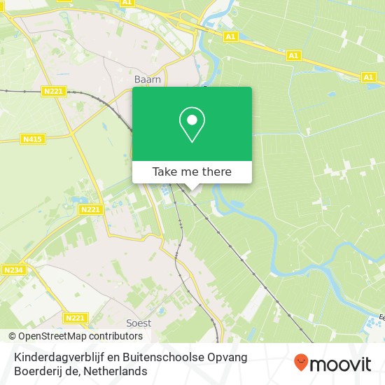 Kinderdagverblijf en Buitenschoolse Opvang Boerderij de, Weg In de Maten 4 map