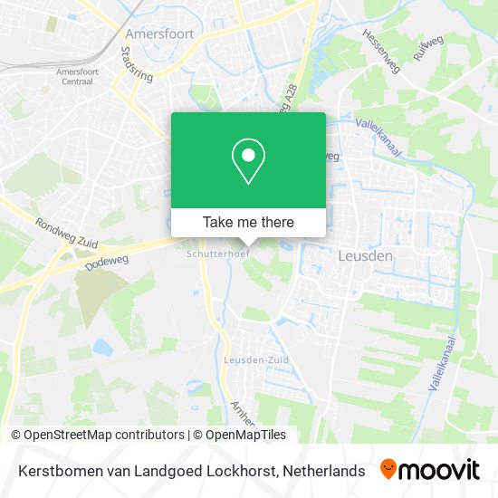 Kerstbomen van Landgoed Lockhorst Karte