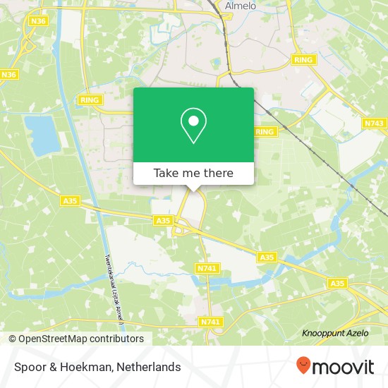 Spoor & Hoekman, Twentepoort Oost 3A map