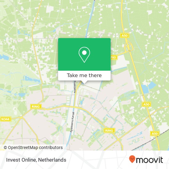 Invest Online, Boogschutterstraat 1 map