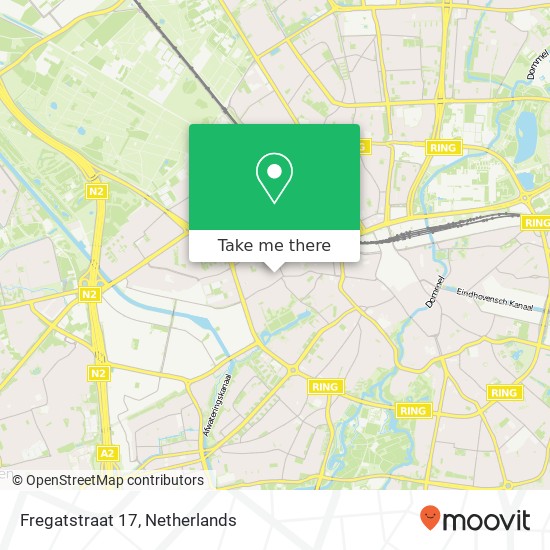 Fregatstraat 17, 5616 HG Eindhoven Karte