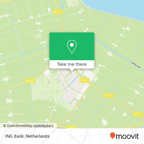 ING Bank, De Poort 10 map