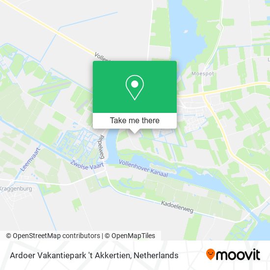 Ardoer Vakantiepark 't Akkertien Karte