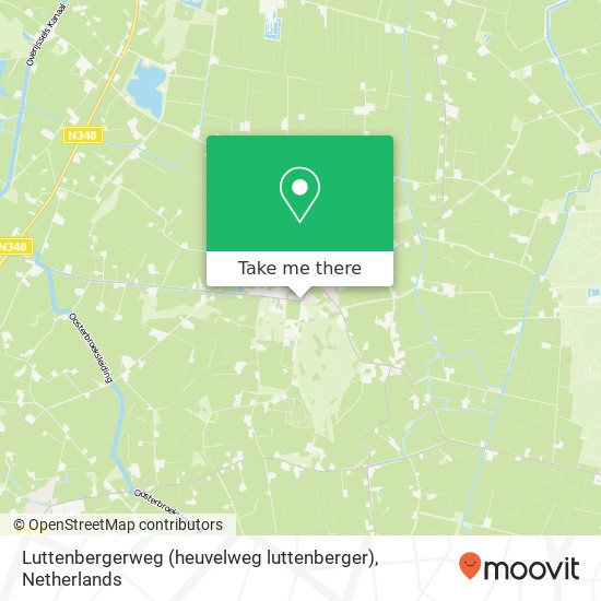 Luttenbergerweg (heuvelweg luttenberger), 8105 Luttenberg map