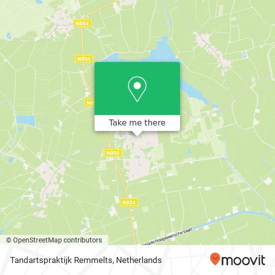 Tandartspraktijk Remmelts, Edveensweg 13 map