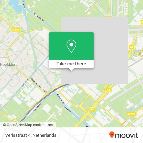 Verisstraat 4, 2132 PD Hoofddorp map