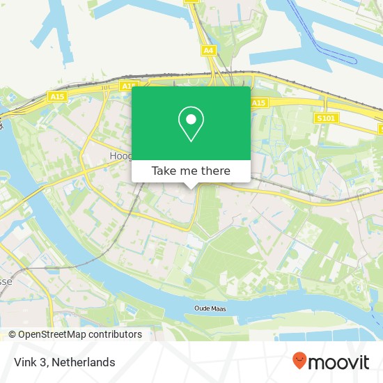 Vink 3, 3191 GK Hoogvliet map