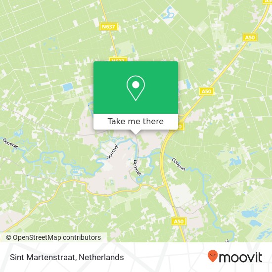 Sint Martenstraat, 5491 Sint-Oedenrode Karte