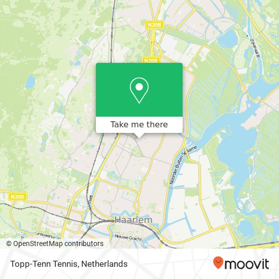 Topp-Tenn Tennis, Marsstraat 4 map