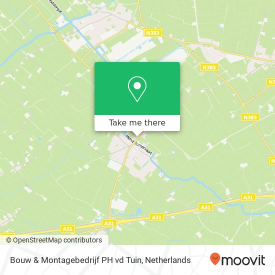 Bouw & Montagebedrijf PH vd Tuin, Bitgumerdyk 5 map