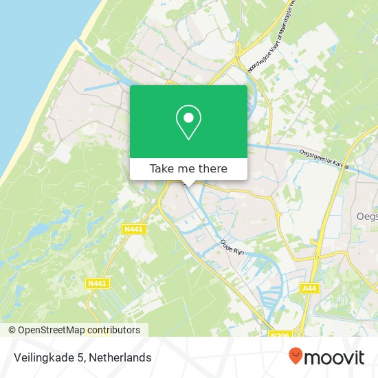 Veilingkade 5, 2223 GL Katwijk aan de Rijn Karte