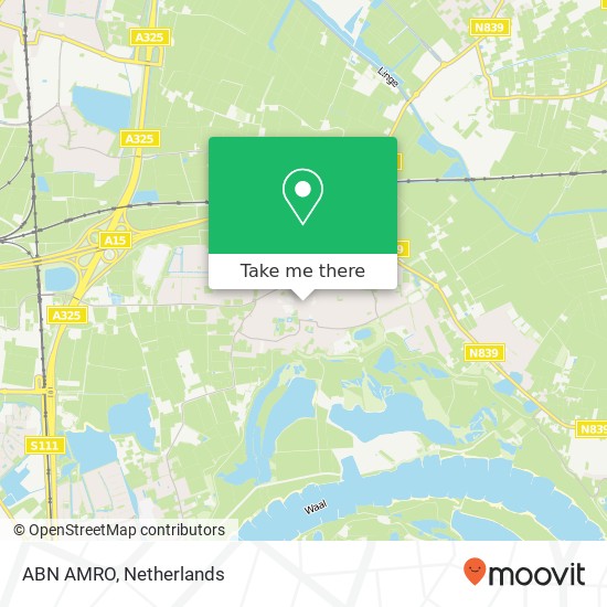 ABN AMRO, Dorpsstraat 41 map