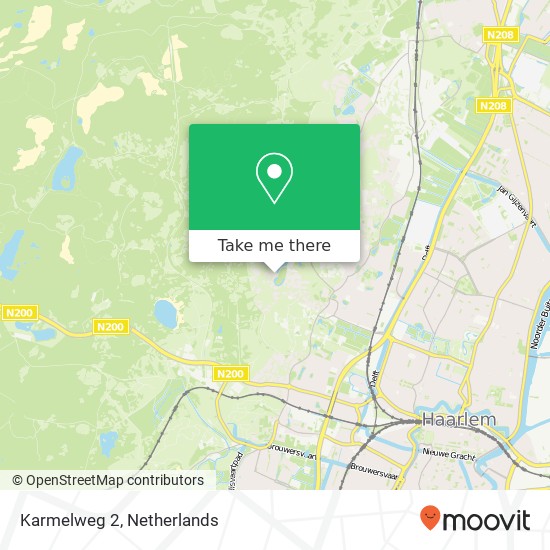Karmelweg 2, 2061 AV Bloemendaal map