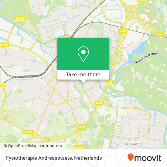 Fysiotherapie Andreasstaete, Randenbroekerweg 120 map