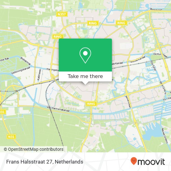 Frans Halsstraat 27, 8932 JB,8932 JB Leeuwarden map