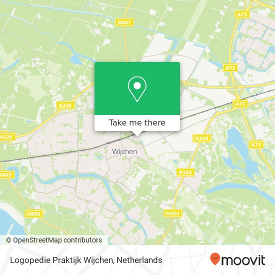 Logopedie Praktijk Wijchen, Vijverlaan 24 map