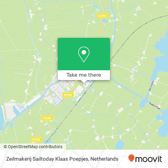 Zeilmakerij Sailtoday Klaas Poepjes, Hoekseize 7 map