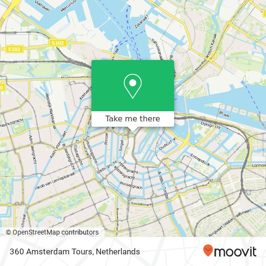 360 Amsterdam Tours Karte