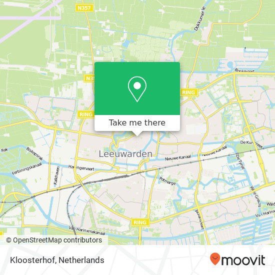 Kloosterhof, 8911 Leeuwarden map