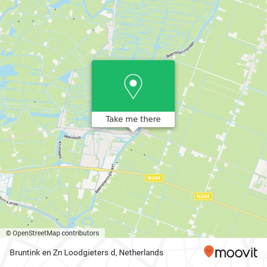 Bruntink en Zn Loodgieters d map