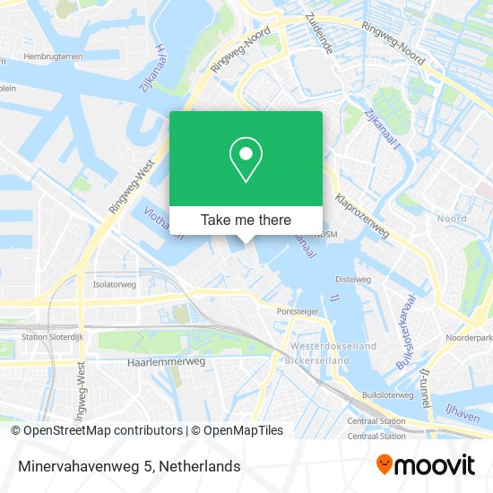 Minervahavenweg 5 map