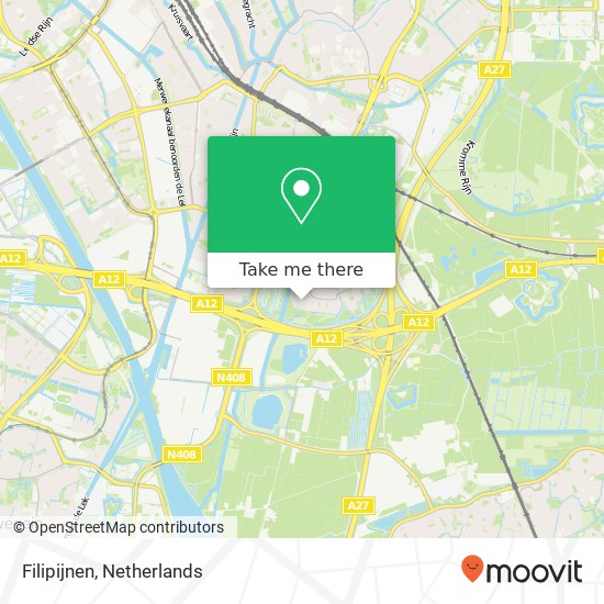 Filipijnen, Filipijnen, 3524 JN Utrecht, Nederland Karte