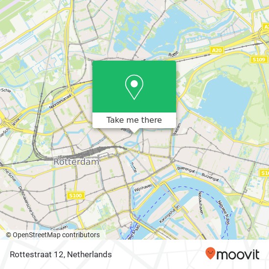 Rottestraat 12, 3032 XK Rotterdam map