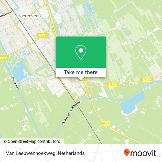Van Leeuwenhoekweg, 8451 CN Oudeschoot Karte
