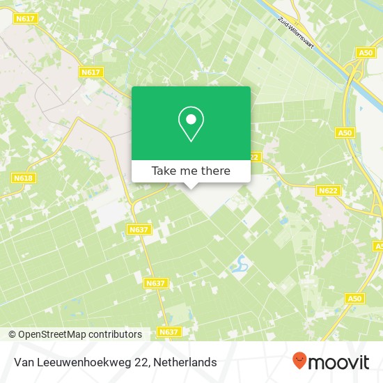 Van Leeuwenhoekweg 22, 5482 TK Schijndel map