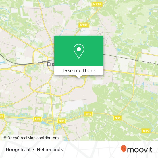 Hoogstraat 7, 7512 GV Enschede map